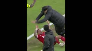 Tsimikas Collides with Klopp 😨 [upl. by Eduj]