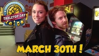 The Seth Green and Clare Grant TableTopDay Dance Craze [upl. by Anirtep]