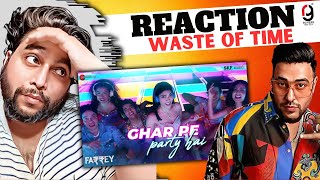 Ghar Pe Party Hai  Farrey  Alizeh  Badshah  Aastha Gill  REACTION BY RG ​ YO YO HONEY SINGH [upl. by Nawrocki]