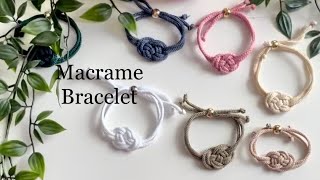 Jak zrobić makramową bransoletkę How to make a macrame bracelet [upl. by Prussian]