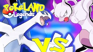 MEWTWO VS GIANT LUGIA Battle  Pokeland Legends [upl. by Oric113]