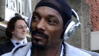 Snoop Dogg accident with a bicyclist in Amsterdam [upl. by Cilurzo]