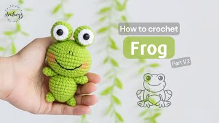 476  Frog Amigurumi 12  Crochet Animal  Amigurumi Beginners Tutorial  Amibuzz [upl. by Kelsi]