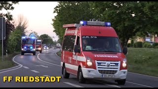 🚒 MTF  HLF 20 FF RiedstadtWolfskehlen  LF 106 FF RiedstadtGoddelau [upl. by Etnoval]