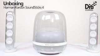 Harman Kardon SoundSticks 4 Unboxing Design Sound Test [upl. by Yrred]