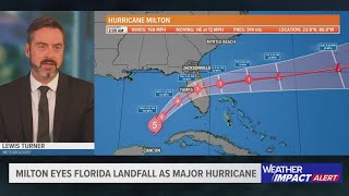 TRACKING MILTON Latest cones models and more for Hurricane Milton [upl. by Fabiola227]