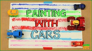 Painting with Cars  Activities for Kids [upl. by Zeus]