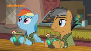 Greek  MLPFiM  Rainbow Dash meets Quibble Pants S06E13 [upl. by Mastrianni]