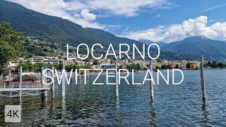 A walk through a luxurious Swiss resort Locarno  this city is impossible to forget 4K [upl. by Aneleasor]