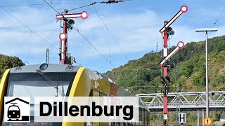 Bahnhofsrundgang Dillenburg inkl 2 Bauzüge [upl. by Schofield]