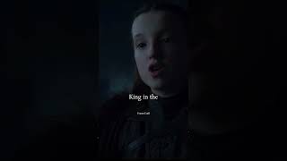 Lyanna Mormont Confronts Jon Snow Bending the Knee to Daenerys gameofthrones got shorts [upl. by Cati240]