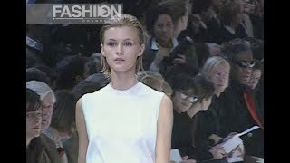 JIL SANDER Fall Winter 1996 1997 Milan  Fashion Channel [upl. by Reamonn]