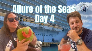 Our First Time in ROATAN was HOT  Allure of the Seas [upl. by Leivad]