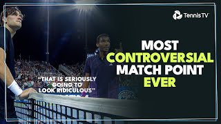 The Most CONTROVERSIAL Match Point Ever  Draper vs AugerAliassime Cincinnati 2024 [upl. by Ketty]