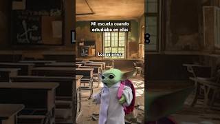 Me tocó lo más feo😞 humor meme escuela babyyoda [upl. by Merrel]