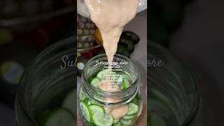 The Yummiest Cucumber Salad Recipe cucumbersalad mealprep [upl. by Singh436]