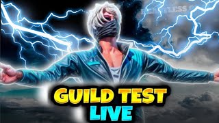 FREE FIRE LIVE👻GARENA FREE FIRE💀GUILD TEST LIVE freefirelive freefire [upl. by Main]