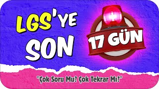 LGSye SON 17 GÜN 💥 Çok Soru Mu Çok Tekrar Mı 🤔 [upl. by Enyrehtac]