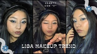 Maquillaje inspirado en LISA ✨🖤 NO ES UN TUTORIAL •Maquillaje 5• [upl. by Ardnat]