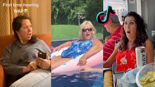 PARENTS REACT TO WAP TIKTOK COMPILATION PT 4 [upl. by Giordano]