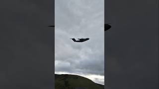 French a400m in the mach loop a400m aviation machloop military [upl. by Ynohtnaed]