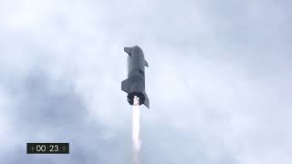 Starship  SN10  HighAltitude Flight Test [upl. by Nirehtac]