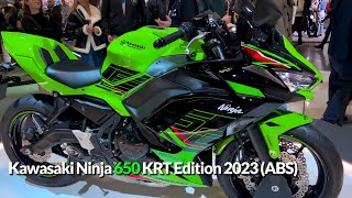 Kawasaki Ninja 650 KRT Edition 2023 ABS Full specs review [upl. by Dolores957]