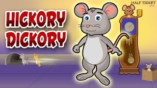 Hickory Dickory Dock  Nursery Rhymes And Kids Songs With Lyrics [upl. by Noroj]