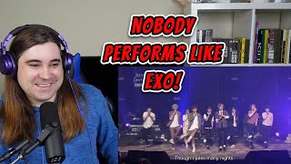 Reacting to EXO  Sketchbook Performance Growl  LOVE ME RIGHT [upl. by Farhi]