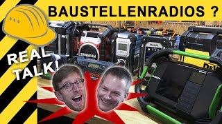 BESTES BAUSTELLENRADIO TEST KAUFBERATUNG amp VERGLEICH  Makita Bosch Festool DeWalt Radio [upl. by Esilahs415]