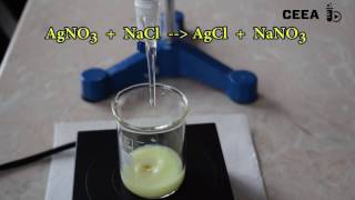 TITRATION OF CHLORIDE IONS WITH SILVER NITRATE [upl. by Lona]