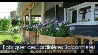 CONSTRUIRE DES JARDINIÈRES EN BOIS et CONCEVOIR DES BACS À FLEURS [upl. by Deena]