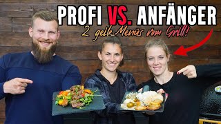 DAS DUELL 2 Grillrezepte  Hähnchen VS Rinderfilet vom Gasgrill  Gemüse Beilagen [upl. by Uyerta15]