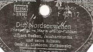 Liselotte Malkowsky Die Nordseewellen 1950 Decca [upl. by Seeto]