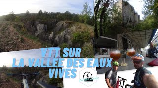 VTT sur la vallée des eaux vives Nismes [upl. by Obed293]