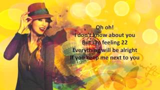 22  Taylor Swift  Karaoke  Instrumental   Lyrics [upl. by Akoyn]