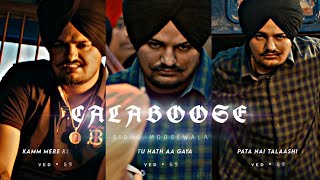 CALABOOSE Lyrics 4k Status Sidhu Moose wala [upl. by Naie]