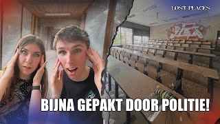 BETRAPT DOOR POLITIE IN DEZE VERLATEN SCHOOL  URBEX BELGIE [upl. by Joletta]