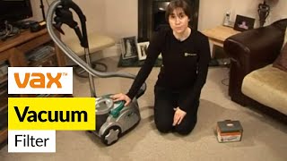 How to replace Vax filters on a Vax VEC04 vacuum cleaner [upl. by Brook586]