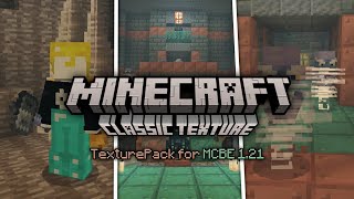 Texture pack for MCPE 121 Classic texture [upl. by Maleki135]