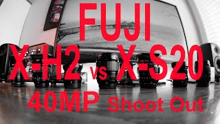 FUJI XH2 vs XS20 40MP vs 26MP wLens Compare [upl. by Latsyrk]