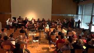 Sound exercise with violin improvisation by Mike Hoover [upl. by Musihc]