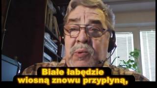 starsza wersja BIALE LABEDZIE  z TEKSTEM  DYSTANS  LESZEK ORKISZ SPIEWA [upl. by Asereht]