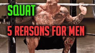 5 Benefits of Squats for Men [upl. by Yesnyl]