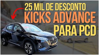 NISSAN KICKS ADVANCE COM DESCONTO DE 24 MIL PARA PCD VEJA POR QUE ELE É O MELHOR DA CATEGORIA [upl. by Nnairek]