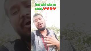 Tune pahli najar me sanam hindisong song trending viralshorts Anandrockstar57 [upl. by Trip]