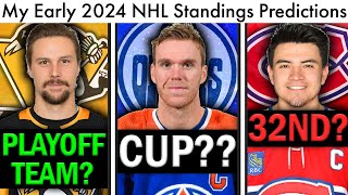 My 2024 NHL Standings Predictions amp Stanley Cup Winner Hockey Playoffs Picks amp Karlsson Rumors [upl. by Llehsal]