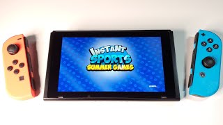 Instant Sports Summer Games  Nintendo Switch handheld gameplay [upl. by Aniratac304]