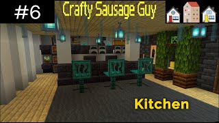 Furnishing Friday Episode 6  Kitchen  Minecraft build [upl. by Higbee]