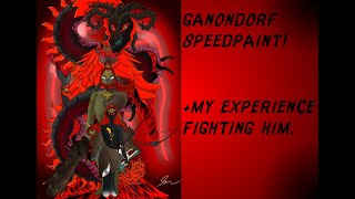 Ganondorf Speedpaintmy storytime fighting him [upl. by Lugo]